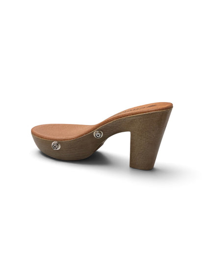 Suela click Rita Natural, Negra, Brown